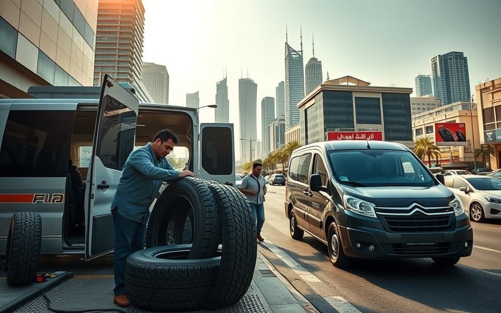 تبديل اطارات حولي الكويت