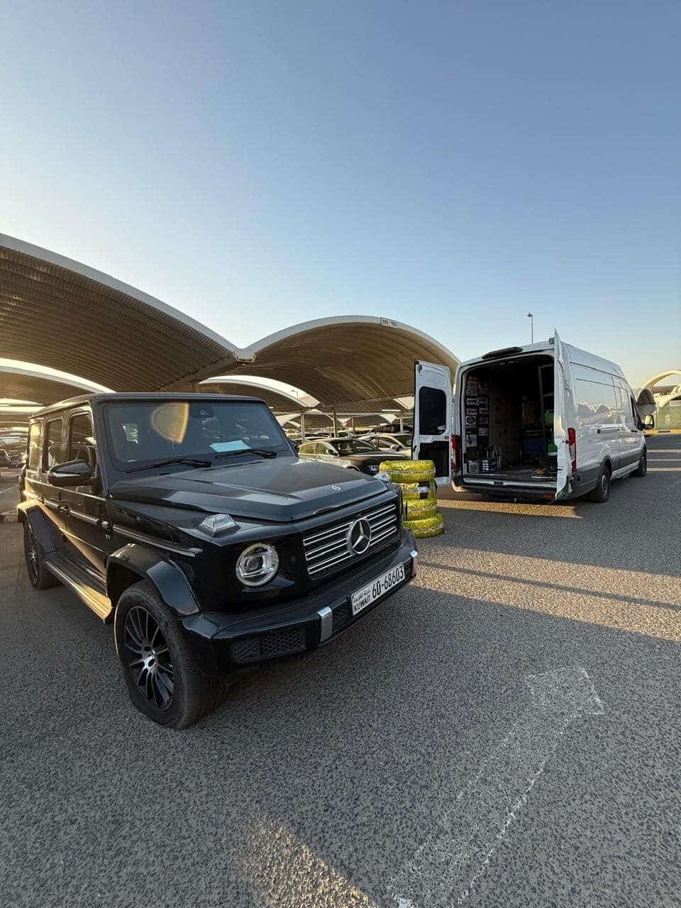 كراج متنقل 24 ساعة بنشر متنقل في الكويت