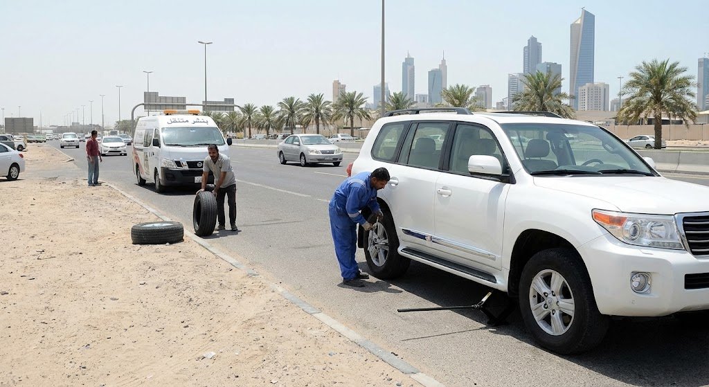 24/7 Mobile Garage Service in Kuwait